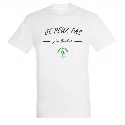 T-shirt adulte je peux pas...