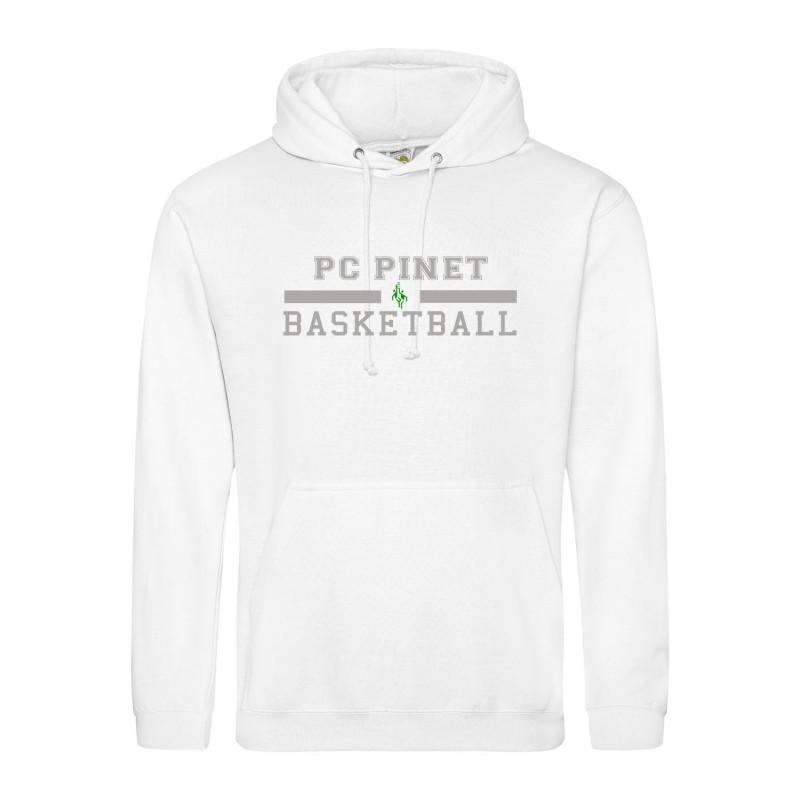 Sweat capuche uni adulte