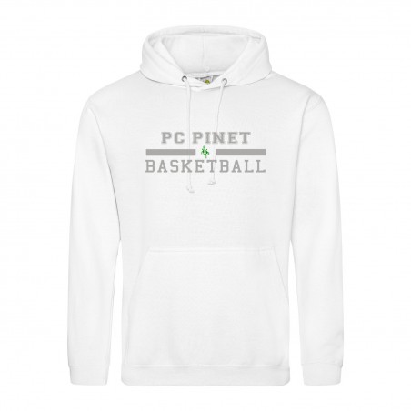 Sweat capuche uni adulte