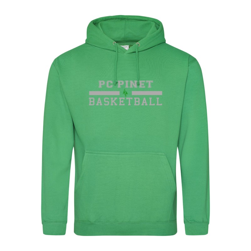 Sweat capuche uni adulte