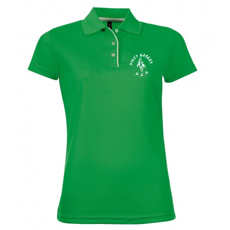 Polo polyester femme